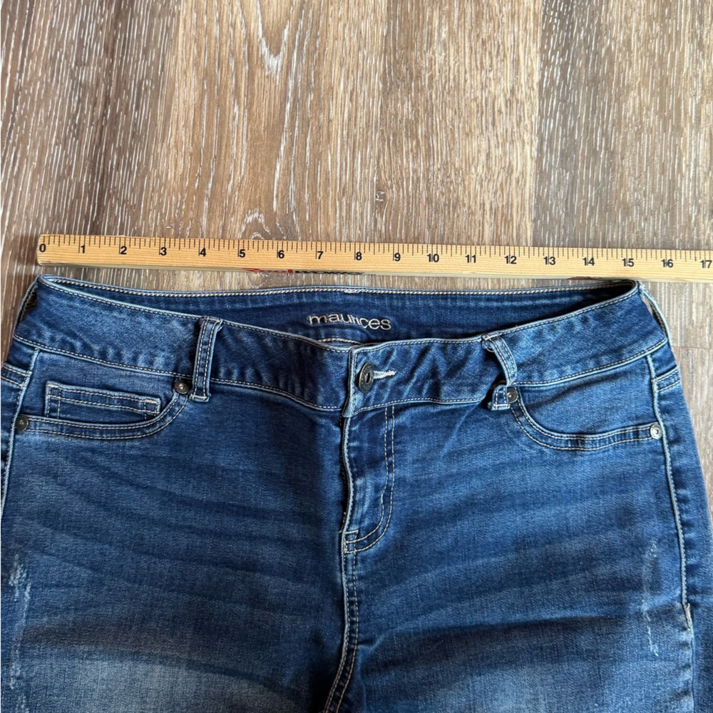 Maurice’s distressed stretch jean. Sz Large.‎ - Picture 3 of 7